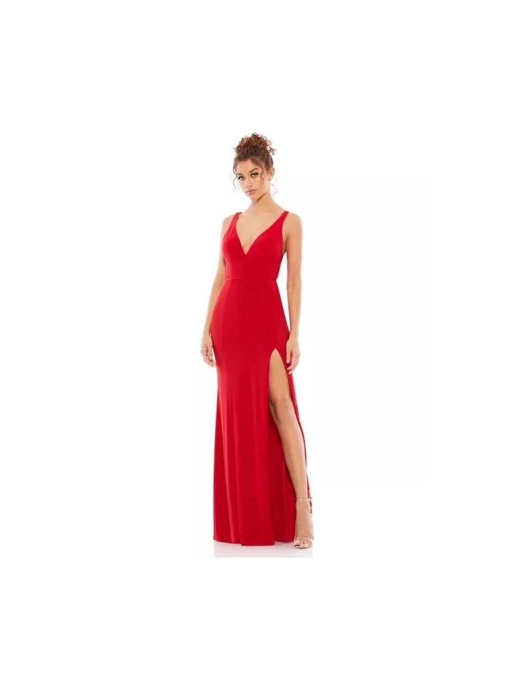 Women's Ieena for Mac Duggal Red Gown Size 2